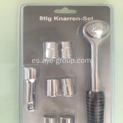 Profesional 3/8 &quot;Ratchet manejar Socket Set 8PCS